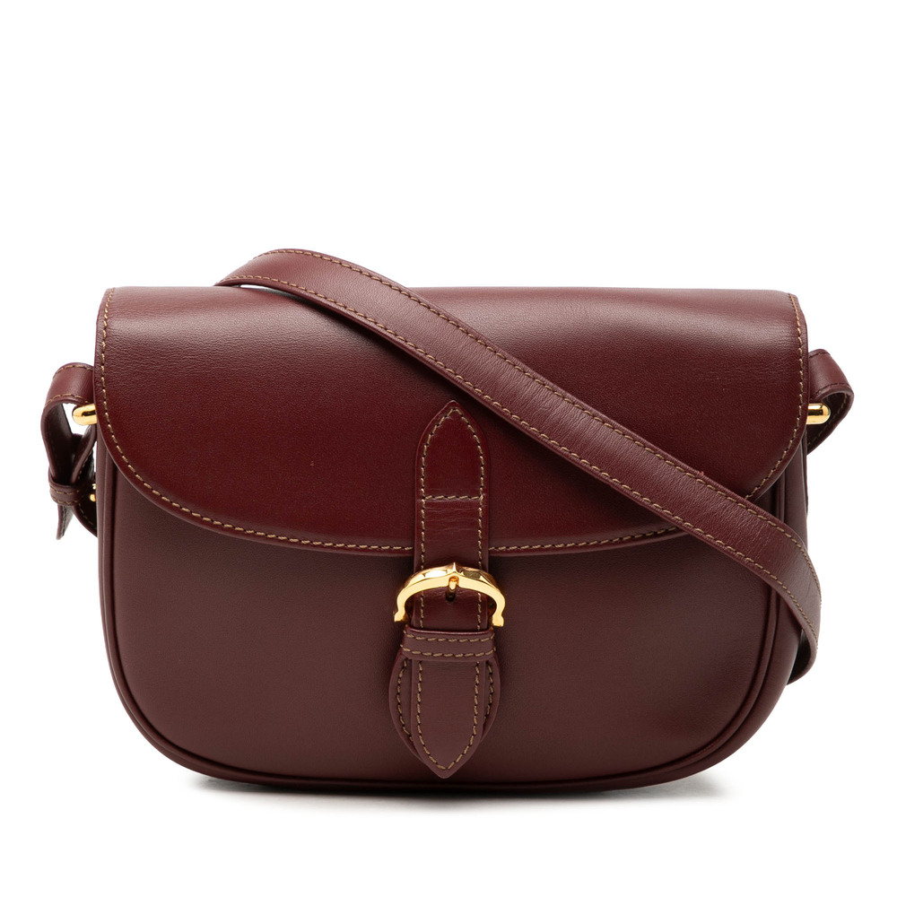 Pre-Loved Cartier Leather Must De Cartier Crossbody
